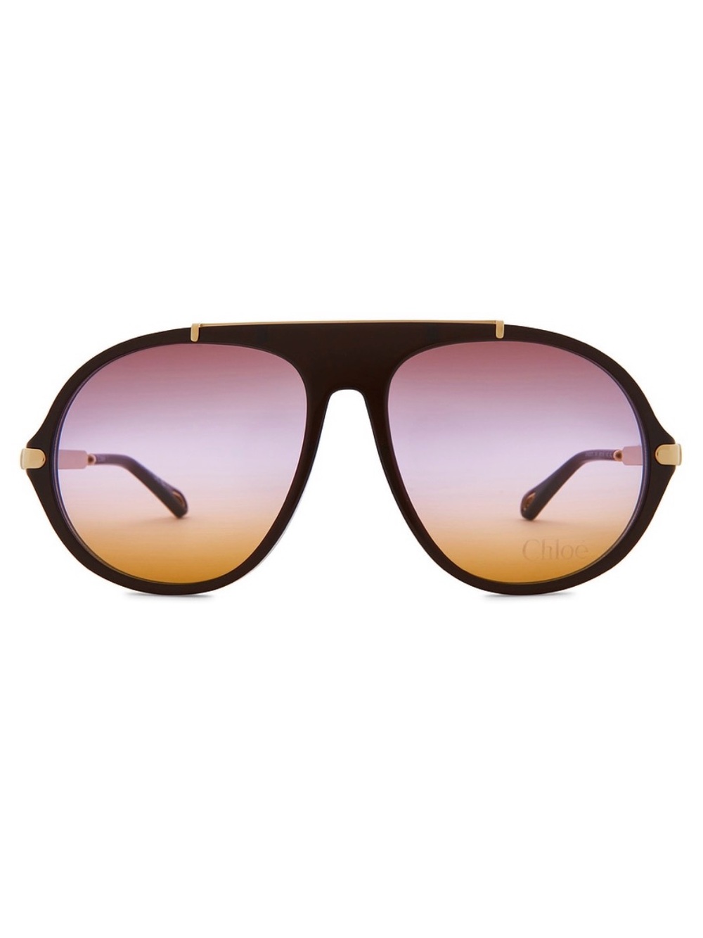 NEW Chloe Aly Sunglasses in Burgundy, Gold, & Pink